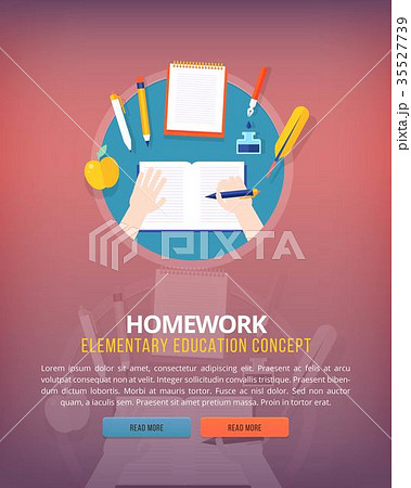Set of flat design illustration concepts forのイラスト素材 [35527739] - PIXTA