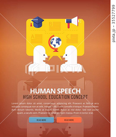 Set of flat design illustration concepts for 35527799