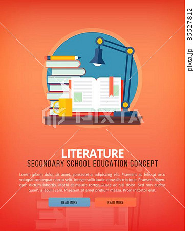 Set of flat design illustration concepts for Set of flat design illustration concepts for 35527812