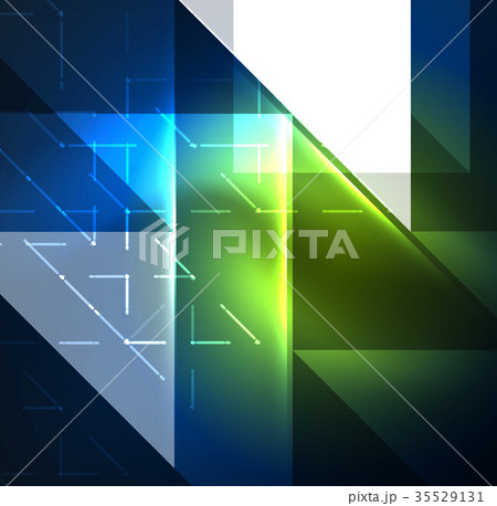 Cosmic electric background with shiny glowing 35529131