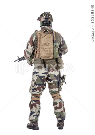 French paratrooper with weapons French paratrooper with weapons 35529349
