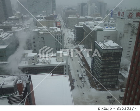 雪景色の街_札幌 雪景色の街_札幌 35530377