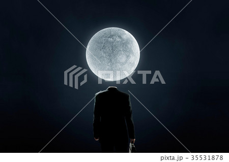 With moon on shoulders 35531878