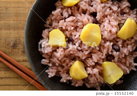 栗赤飯 栗赤飯 35532140