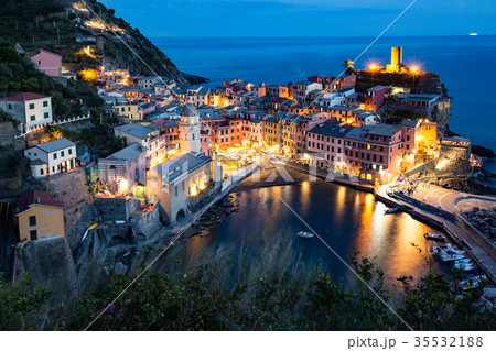 Vernazza after sundown 35532188