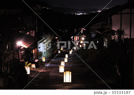 馬籠宿あかり街道 35533197