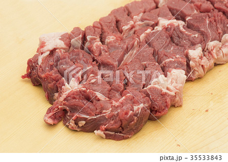 ステーキ用牛肉　ダイヤモンドカット 35533843