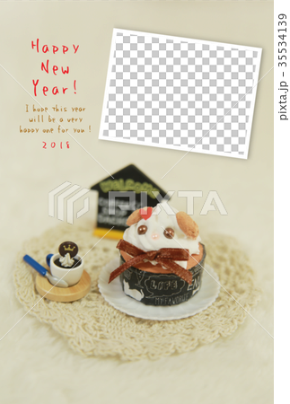 新年相框新年卡 35534139