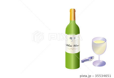 飲み物いろいろ白ワイン 35534651