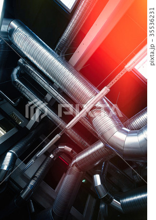 Ventilation ducts of industrial air condition 35536231