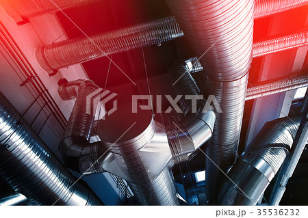Ventilation pipes of industrial air condition 35536232
