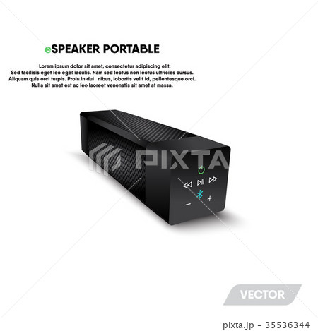 Speaker portable and stereo sound, Vector Speaker portable and stereo sound, Vector 35536344