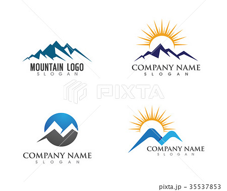 Mountain icon  Logo Template 35537853