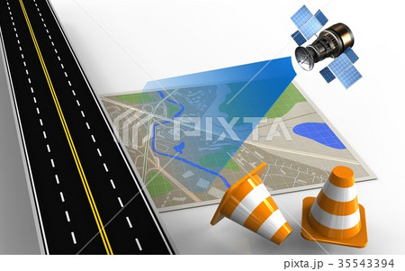 3d satellite 35543394