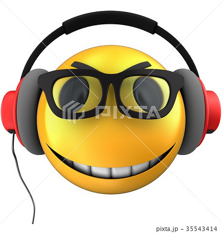 3d yellow emoticon smile 35543414