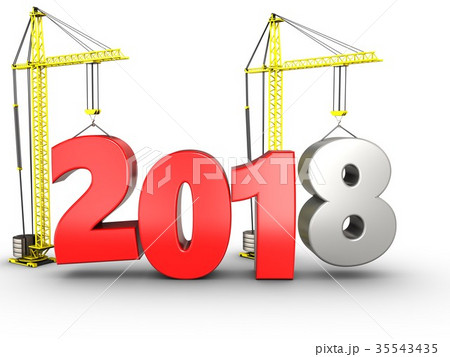 3d 2018 year with crane 35543435