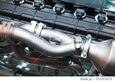 Cylinder block and air blower pipe. Sport car 35543870