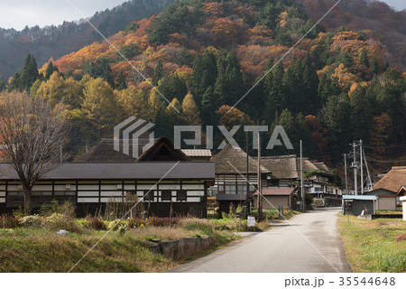 秋の前沢集落 35544648