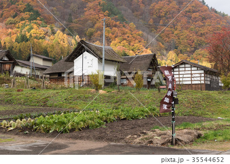 秋の前沢集落 35544652