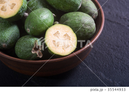 Tropical fruit feijoa Tropical fruit feijoa 35544933
