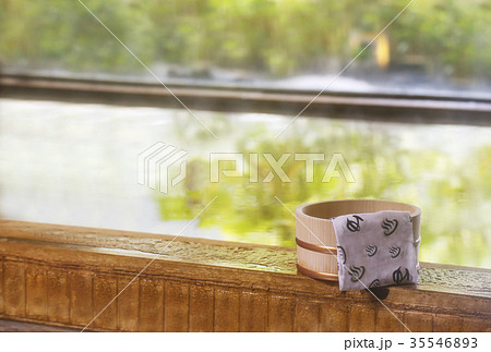 温泉イメージ　いで湯　温泉情緒　イメージ素材 35546893