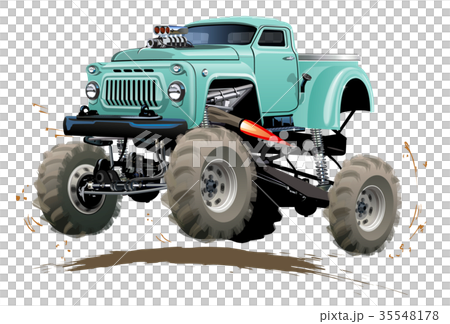 Cartoon Monster Truck Cartoon Monster Truck 35548178