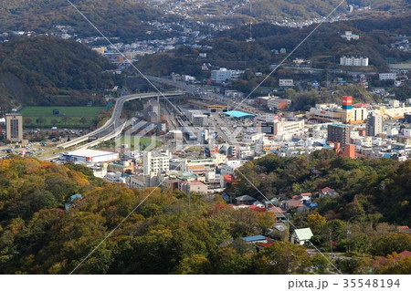 測量山から見る室蘭市街地 35548194