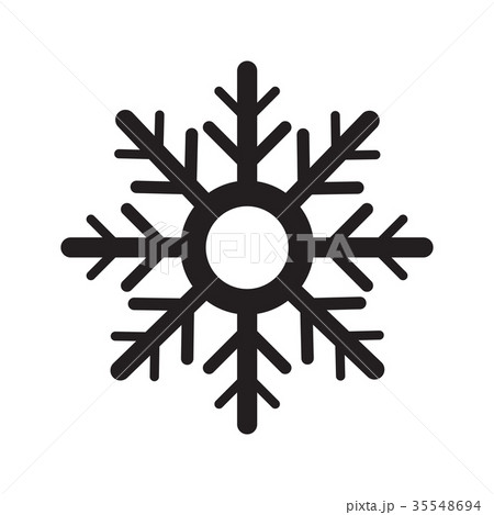 Isolated snowflake icon Isolated snowflake icon 35548694