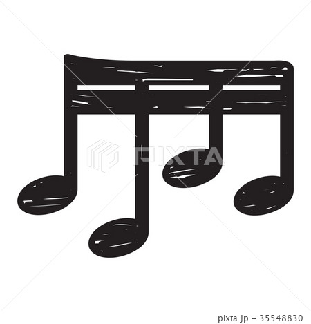 Sketch of a musical note Sketch of a musical note 35548830
