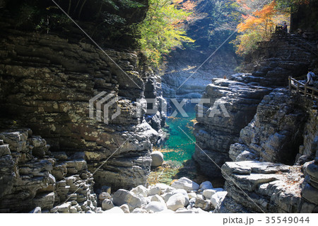 愛媛県久万高原町 面河渓 関門 愛媛県久万高原町 面河渓 関門 35549044