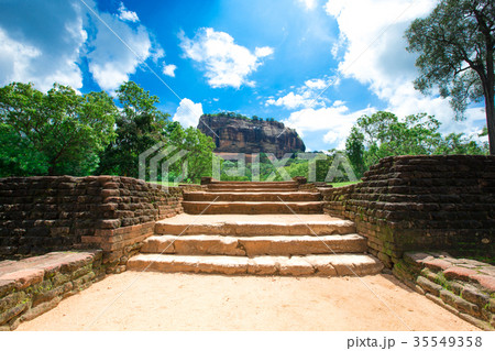 Sigiriya Lion Rock Fortress in Sri Lanka Sigiriya Lion Rock Fortress in Sri Lanka 35549358