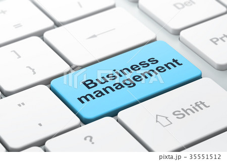 Business concept: Business Management on computer 35551512