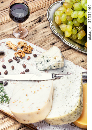 Different kinds of cheeses Different kinds of cheeses 35552460