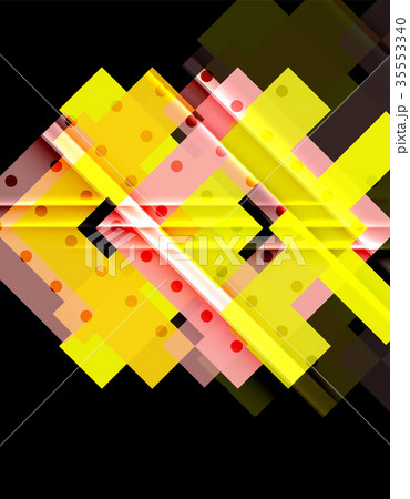 Color arrows on black background 35553340