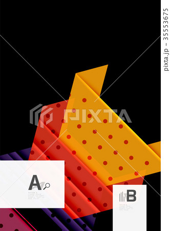 Colorful abstract shapes background Colorful abstract shapes background 35553675
