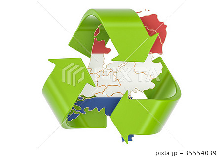 Recycling in Netherlands concept, 3D rendering Recycling in Netherlands concept, 3D rendering 35554039