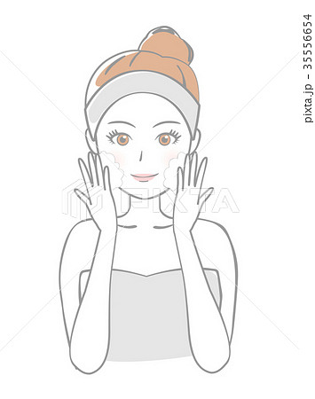 洗顔　女性 35556654