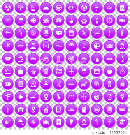 100 taxi icons set purple 100 taxi icons set purple 35557964