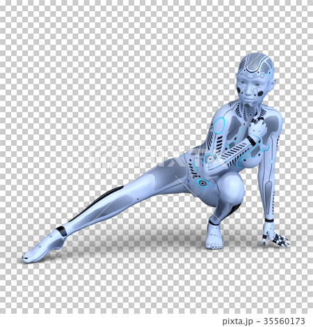 Female robot 35560173