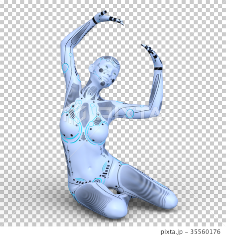 Female robot 35560176