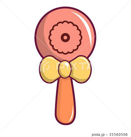 Baby beanbag icon, cartoon style Baby beanbag icon, cartoon style 35560506