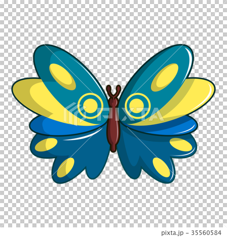 Butterfly papilio zagreus icon, cartoon style Butterfly papilio zagreus icon, cartoon style 35560584