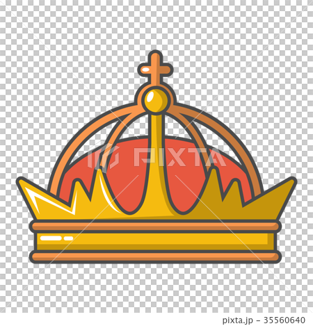 Imperial crown icon, cartoon style Imperial crown icon, cartoon style 35560640