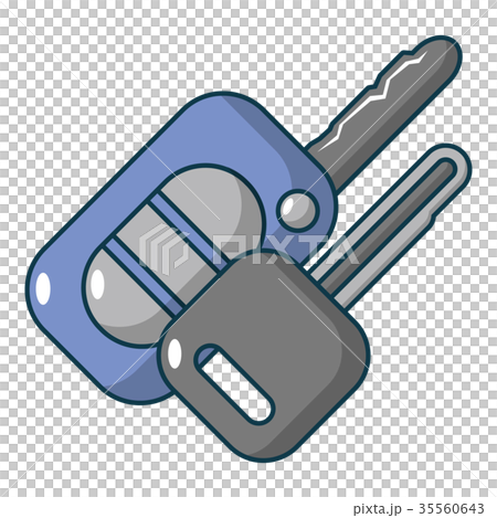 Car keys icon, cartoon style Car keys icon, cartoon style 35560643