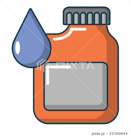 Engine oil icon, cartoon style Engine oil icon, cartoon style 35560644