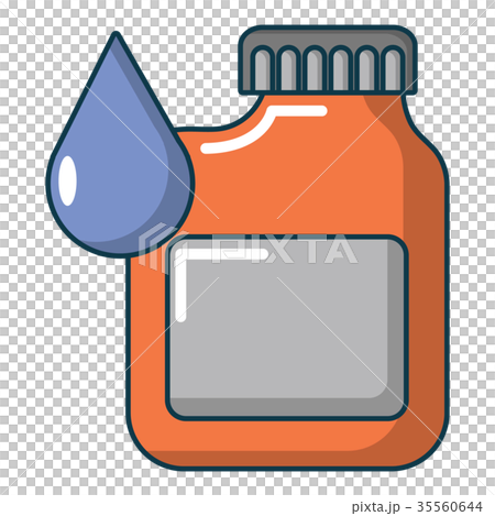 Engine oil icon, cartoon style Engine oil icon, cartoon style 35560644