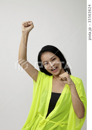 Success chinese woman. 35563624