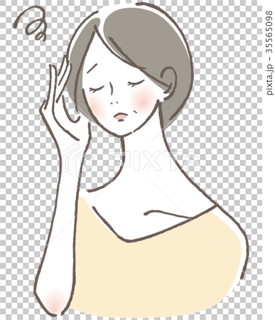 めまい　女性 35565098