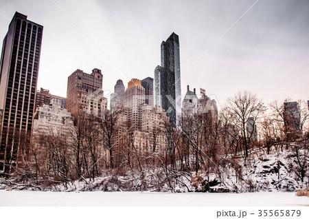 New York  skyscrapers view from central park 35565879