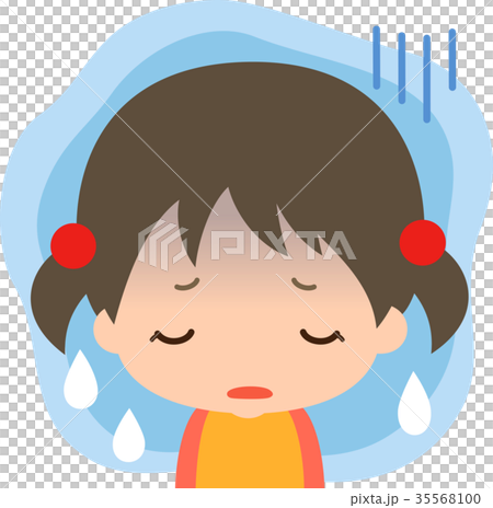 憂鬱な雰囲気の幼い女の子 憂鬱な雰囲気の幼い女の子 35568100